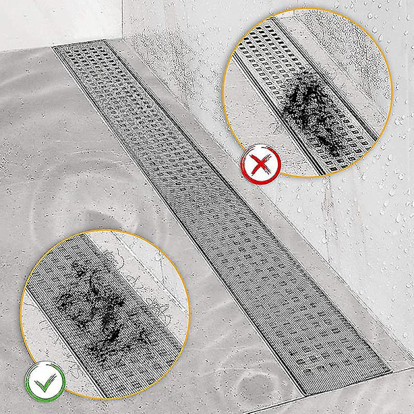 Dusjrist Hår Fangstnett Klistremerker, Hår Fangere For Dusjrist Klistremerker 7cm*10m