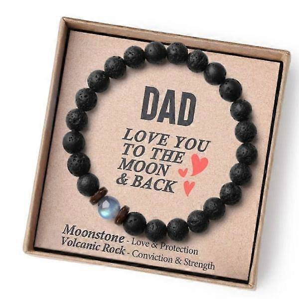 Perlearmbånd Vulkansten armbånd To My Son