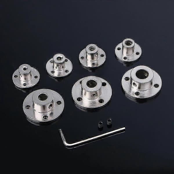 6 mm Styv Flänskoppling Motorstyrningsaxel Kopplingsanslutning