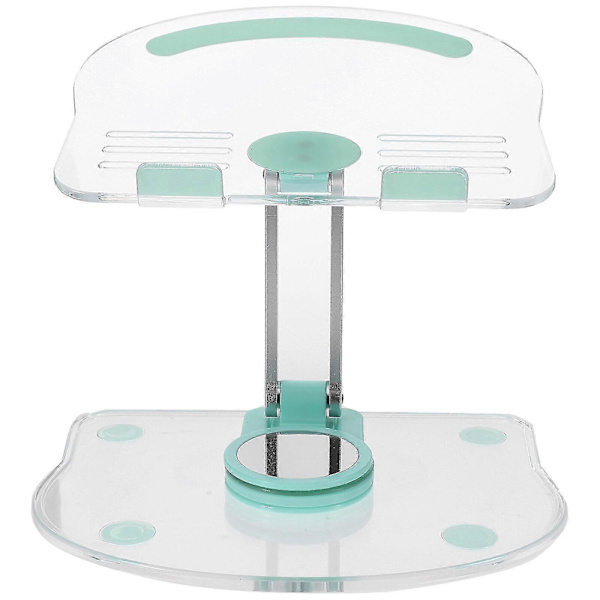 Foldbart tabletstativ til skrivebord, stabilt tabletholder, justerbar tabletholder Light Green 15.5X12.5C3CM