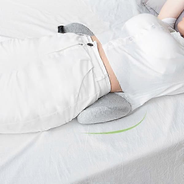 Midjepute Memory Cotton Sakte Tilbakevendende Seng Lendenstøttepute Sove Midjepute gray