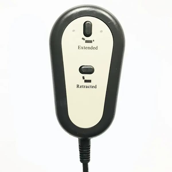 Manuell lutningskontroll med infällbara och utdragbara knappar för elektrisk soffa, enkel installation och användning, 4-ledarkabel