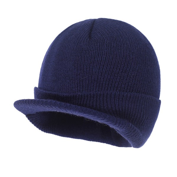 Robust Beanie / Beanie med Visir - Forskellige Farver Navy blue