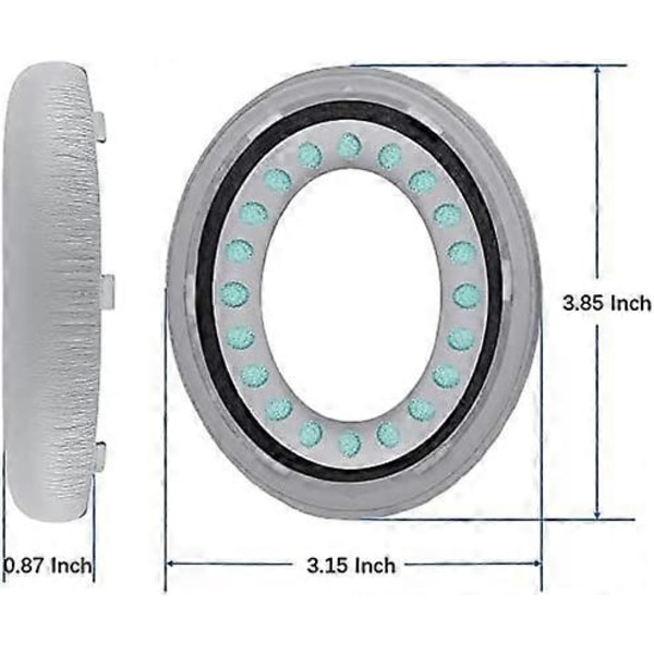 Premium Erstatningsøreputer for Bose 700 Oppgradert Hodetelefon Silver