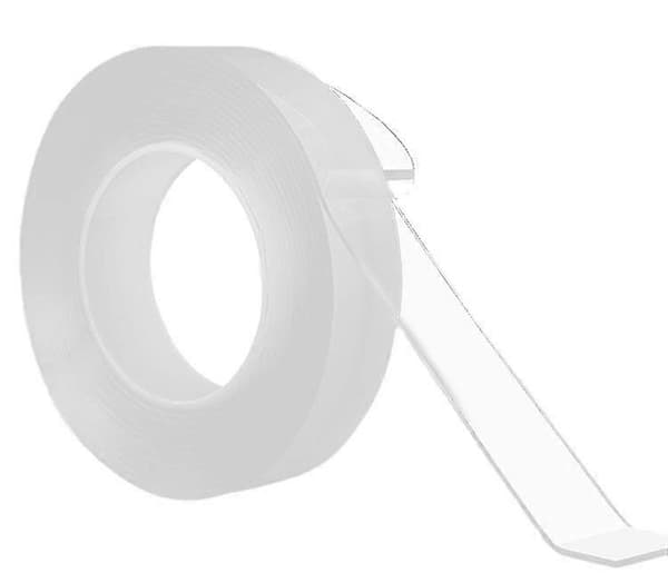 3 meter dubbelhäftande, nano tejp återanvändbar transparent