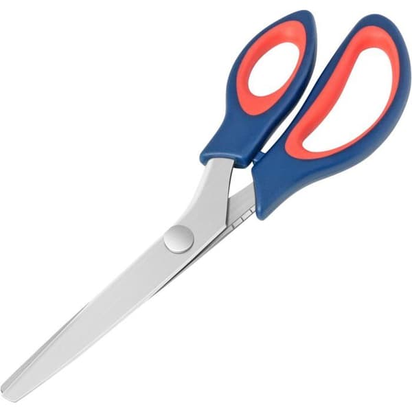 Professionella sicksacksaxar, 23,9 cm och 10,4 cm, rostfritt stål, sicksackskärning, fransfri