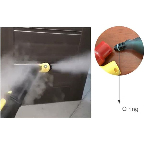 Förpackning med 10 gummi-O-ringar för Karcher SC2 SC3 SC4 SC5 CT10 ångtvätt (svart)