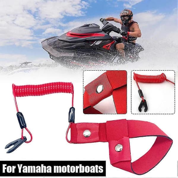 Stopp Kill Nyckel Flytande Säkerhetsarmband För Yamaha Jet Ski Wave Runner -Yx