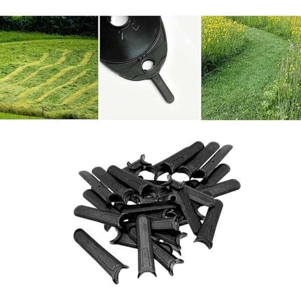 Pakkaus 100 muoviterää Flymo Hover Vac/Micro Lite/Minimo/Mow n Vac -ruohonleikkureihin