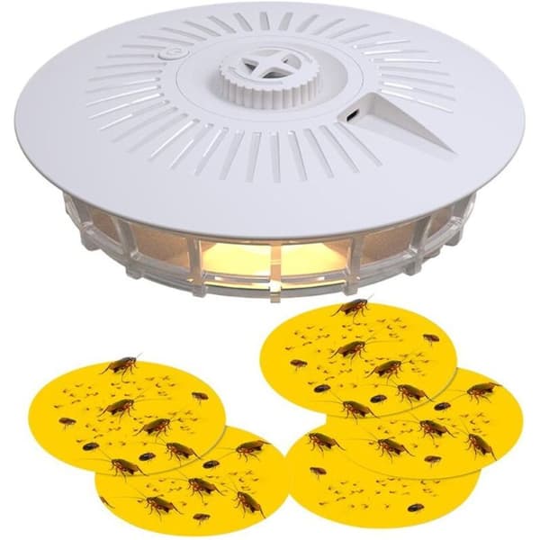 Påfyllningar för cirkulära loppfällor med 12 cm diameter - För husdjurshus, mattor, vardagsrum, sovrum, hallar, trädgårdar och hem
