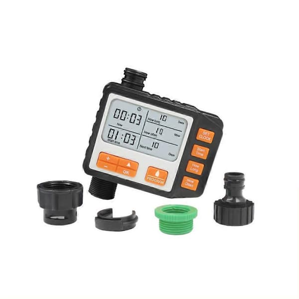 Trädgårdsbevattningstimer Bevattningskontroll Mekanisk Automatisk Sprinkler Programmerbar Ventil Utomhusslang Droppsprinklerverktyg EU plug