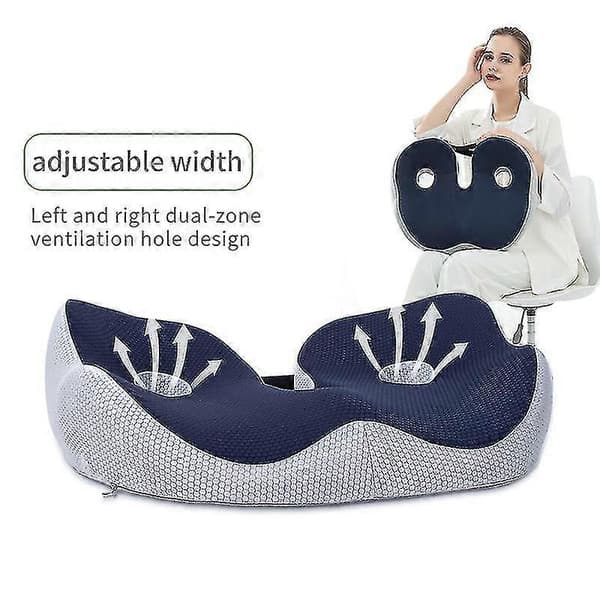 Memory Foam Siddebenslindrende Siddepude Kompatibel Med Balder Lænd Hamstring Hofter Iskias Tuberositas Reducerer Træthed Kompatibel Med Stol
