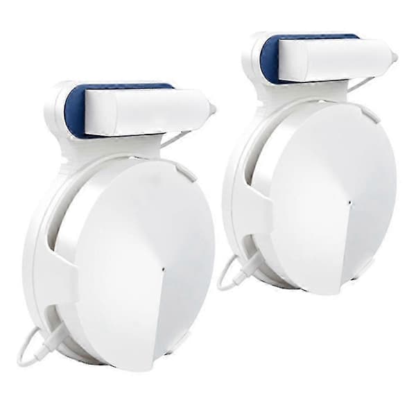 2-pack väggfäste för Deco M9 Plus Home Mesh Wifi-system, robusta fästen, lätt att flytta, platsbesparande
