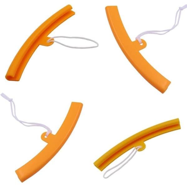 Fälgskydd med hål och rep, fälgskyddsverktyg för motorcyklar och cyklar, cykeldäckbytare - 2-pack