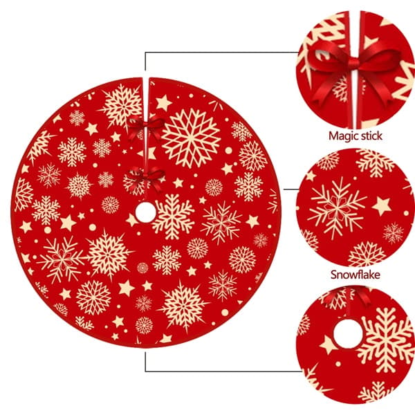 God Jul Julgransmatta, Rustik Heminredning Nyårsfest Lantlig Inredning
