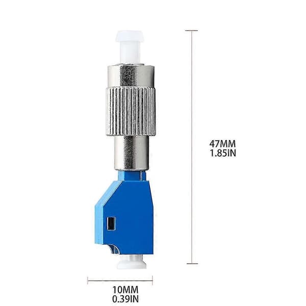 Optisk effektmåler Visuel fejlfinder Fc han til Lc hun adapter konverter
