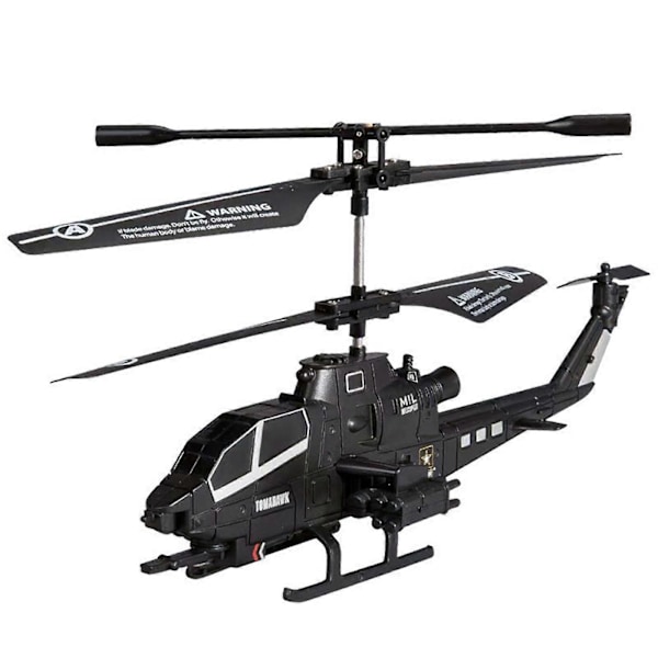 Helt Ny Fjärrstyrd Helikopter, 3,5 Kanaler RC Drone Helikopter med LED-Ljus för Nattflygning Black