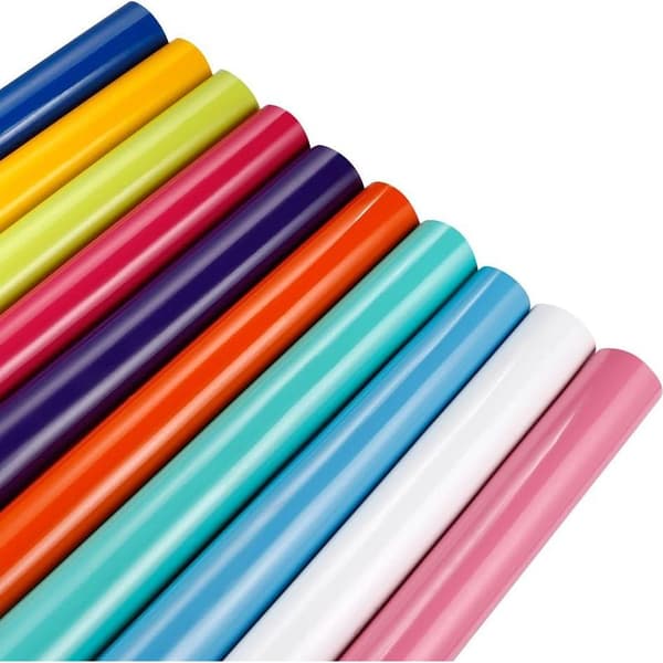 Blank Oransje Vinyl Selvklebende Folie for Lufting, Egnet for Utendørs Bruk