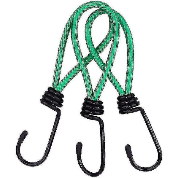 12 stk. Krogstrammer, Presenningstrammer Krog Bungee-strammere Camping med krog, Elastisk webbing