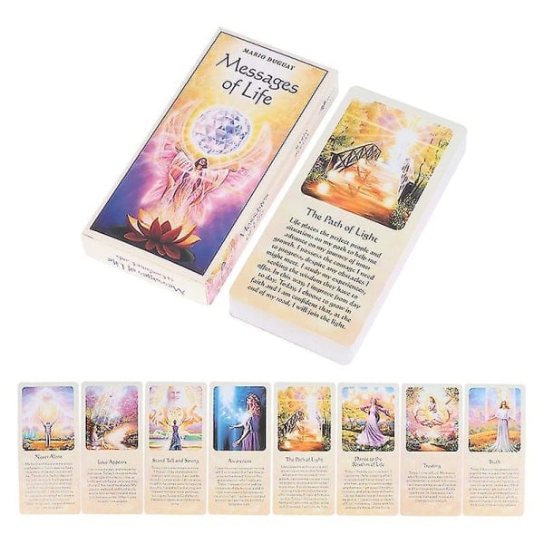 Budskap fra Livets Orakelkort Tarotkort Fest Spådom Divinasjonsbrettspill [DB]