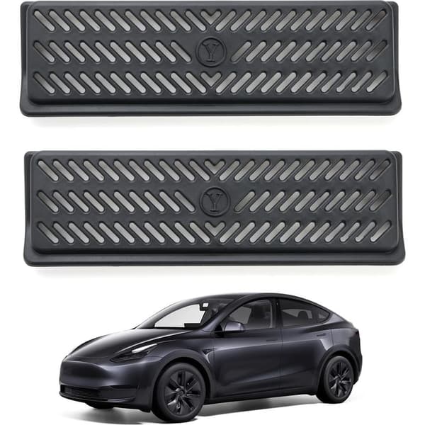 Model Y Deler Grilltilbehør, Klimaanleggdeksler Under Seteluftventiler for Tesla Model Y, Model Y Seteluftventilmasketilbehør