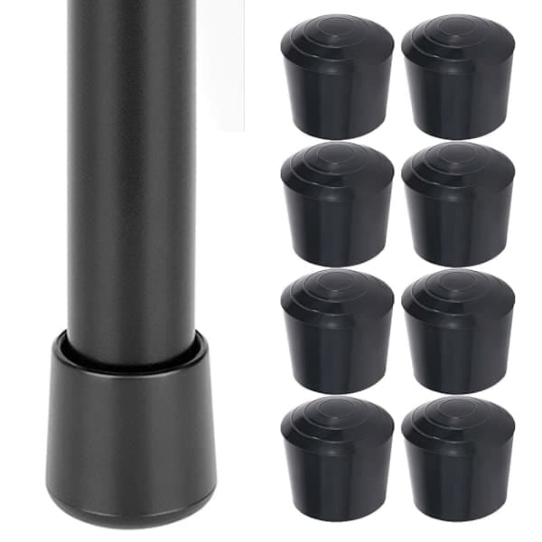 8 stk. stolebensbeskyttere i gummi 18 mm