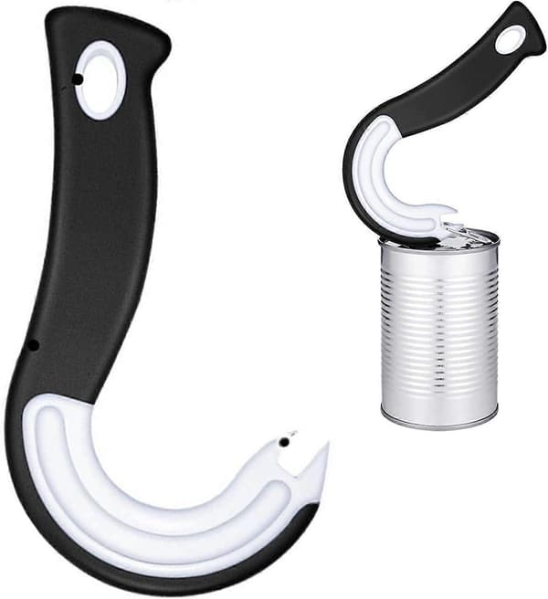 Dåseåbner med ringtræk, dåseåbnere, låseringsåbner åbner dåser, ergonomisk design, kontrolleret træk, åbner dåser let