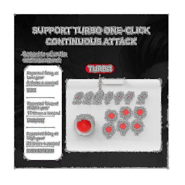 2.4g Trådløs Kablet Spil Joystick Controller Arkade Konsol Rocker Spil Joystick Switch -a