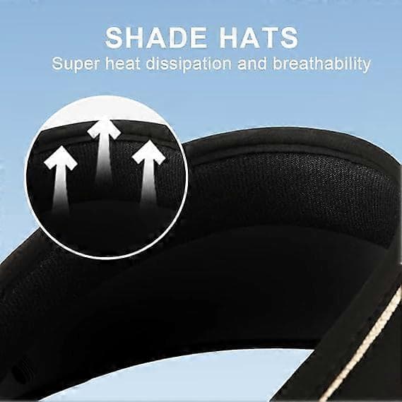 Bredskygget stråhat, solhat til kvinder, rullelig solskærm, UV-beskyttelse, strandstråhat, foldbar sommer topless solhat Black