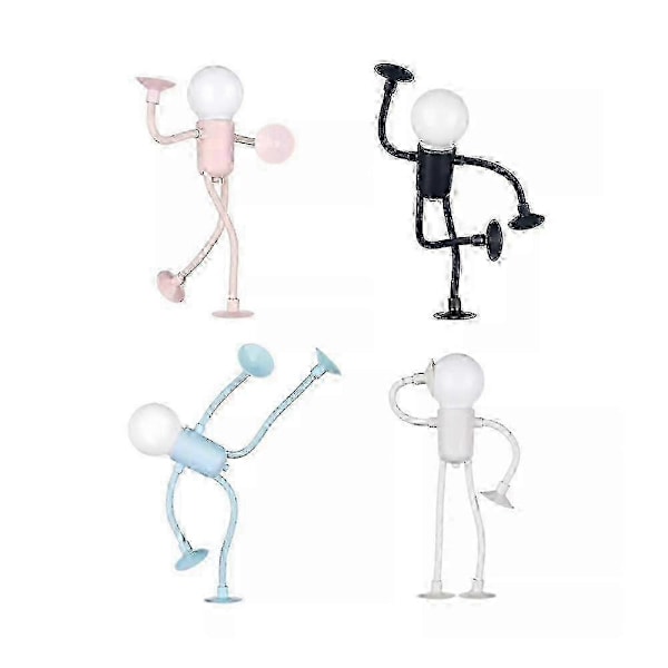 Formbar Morsom Sportsmann Nattlampe, 2024 Nyeste DIY Form Nattlamper White