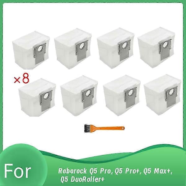 Til Roborock Q5 Pro, Q5 Pro+, Q5 Max+, Q5 DuoRoller+ Støvsugerposer Fejemaskine Tilbehør szrh21