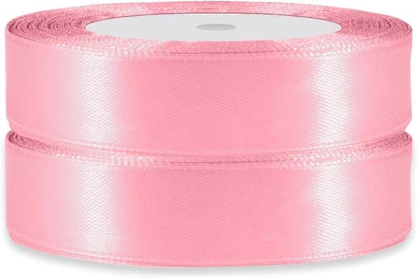 Bånd, dobbeltsidet polyester 20mm*2m Red