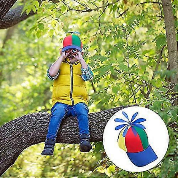 2 st Förälder-barn Baseballkepsar, utomhus Unisex Regnbåge Bambu Dragonfly Solskydd Solhatt B