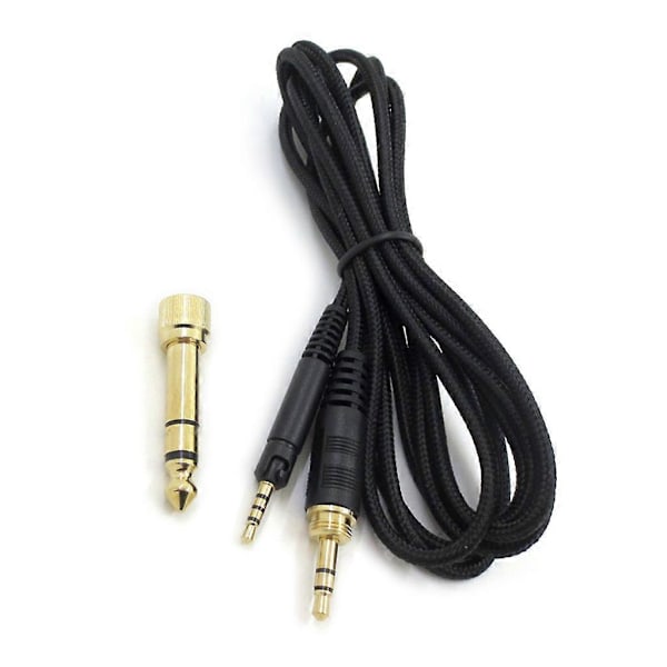 Ny erstatningskabel 3,5 mm til 2,5 mm for Sennheiser HD598 HD599 HD569 HD579 HD518 Hodetelefonkabel for Laptop Send 6,35 Konvertering