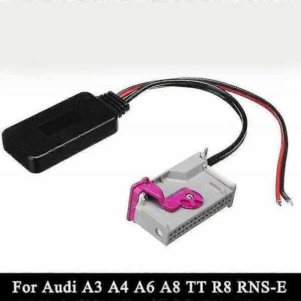 12v 32-benet Bluetooth-adapter Aux-kabel i plastik til A3 A4 A6 A8 Tt R8 Rns-e
