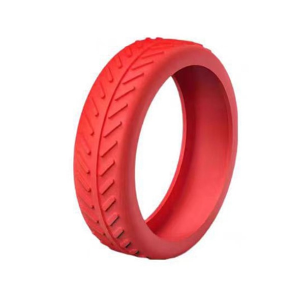 Pehmeät silikoniset matkalaukkupyörien suojukset, jotka vaimentavat ääntä ja vähentävät melua liikematkoilla käytettäville matkatavaroille Red 1pcs