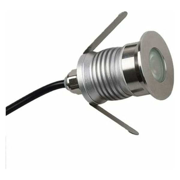 Innfelt LED-bakkespotlight, IP67 vanntett, innendørsbelysning, ideell for hager, 1W