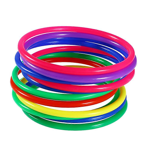 20 stk. plastikringe, børneringe, børnekroge, ringkastspil, legetøj til børn