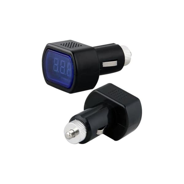 Minibil voltmeter/digital display bilspændingstester/mini batterimonitor