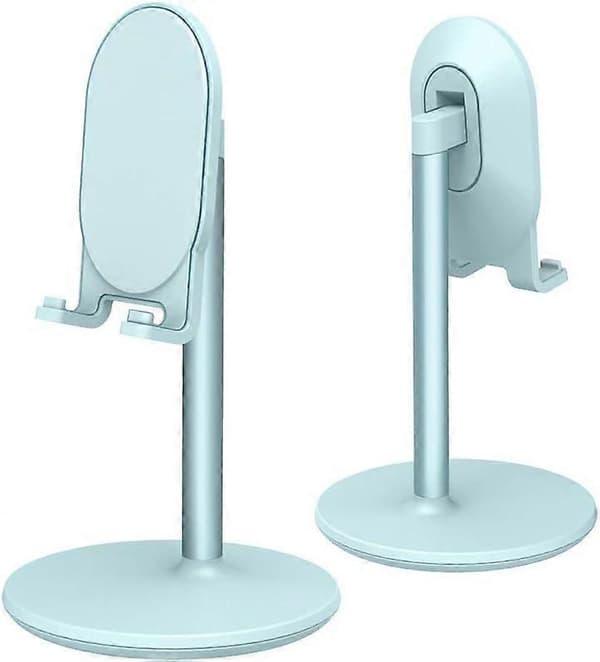 Telefonholder til skrivebord, justerbar mobiltelefonholder til skrivebord, tabletholder, telefon dock (1 stk)