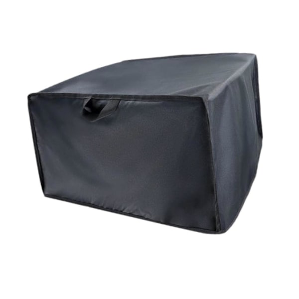Dammskydd för skrivare Oxfordtyg Lätt att förvara Svart Skydd Praktisk Premium Vikbar Skrivartillbehör Vattenresistent 46cmx38cmx21cm