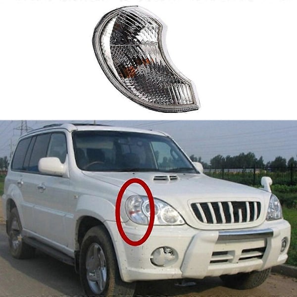 92302H1010 Etuvalojen yhdistelmä RH Terracanille 2001-2006, kaarrevalolla, leveä valo oikea