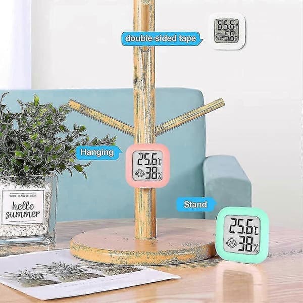 3-pack inomhustermometer, luftfuktighetsmätare digital hygrometer rumstermometer för hemmet, hög noggrannhetstemperatur