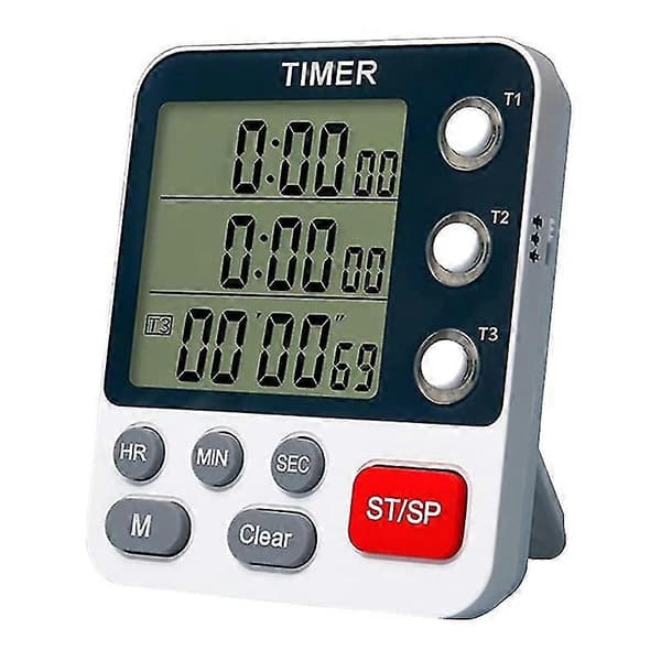 Timer Justerbar Lydstyrke En Knap Nulstilling Ridsefast Magnetisk Tids Påmindelse Husholdningsartikler