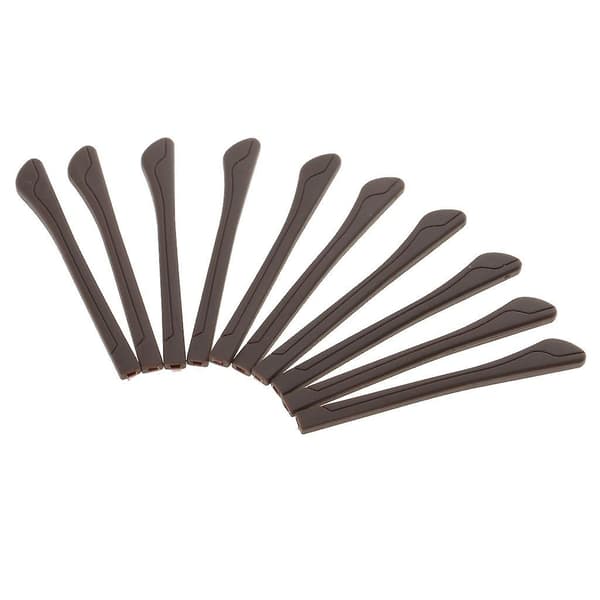 10 stk. brille stangender øre sokker rør udskiftning reparation blå Brown 65mm
