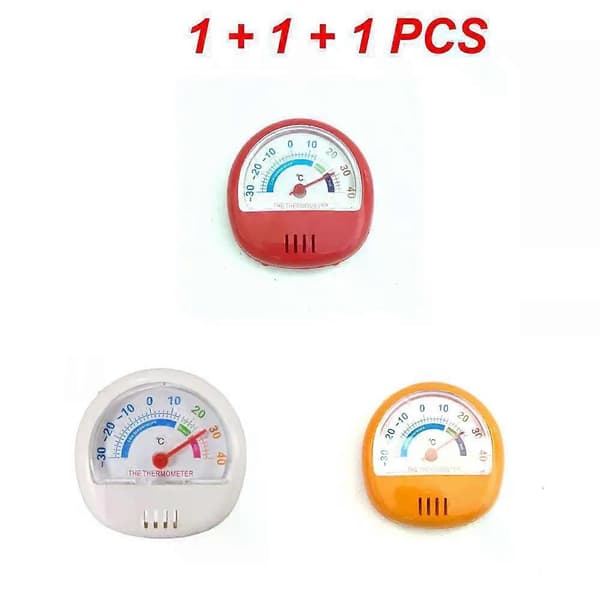 Kylskåpsfrysetermometer, kylskåpstemperaturmätare, kökstillbehör för hemmabruk 3pcs Set