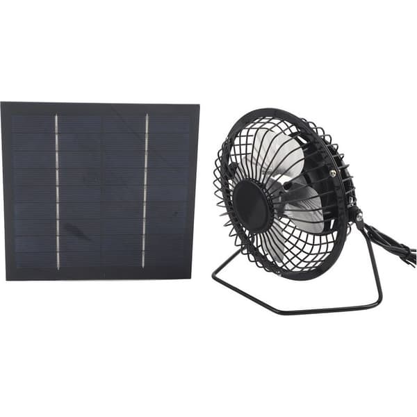 Jeffergarden Mini 5W solpanel med solcellssats för bärbar kylfläkt för växthus