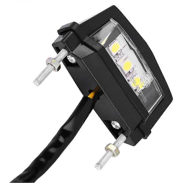 Mini Motorcykel LED Registreringsskyltsbelysning 12V Motorcykel Registreringsskyltsbelysning