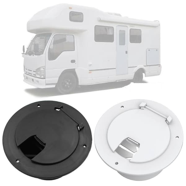 RV Strømkabelbeskytter til Campingvogn Autocamper til Dæksel Rund 5.2 I -Sy White