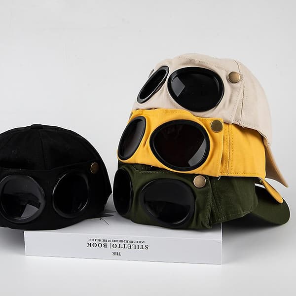 Hatt Sommar Glasögon Basebollkeps Dam Unisex Solglasögon Keps Herr Basebollkeps Black 1 Pcs